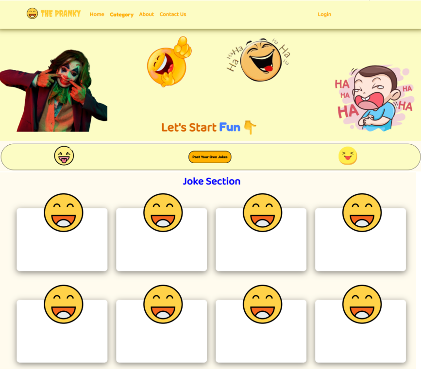 The Pranky Jokes Website